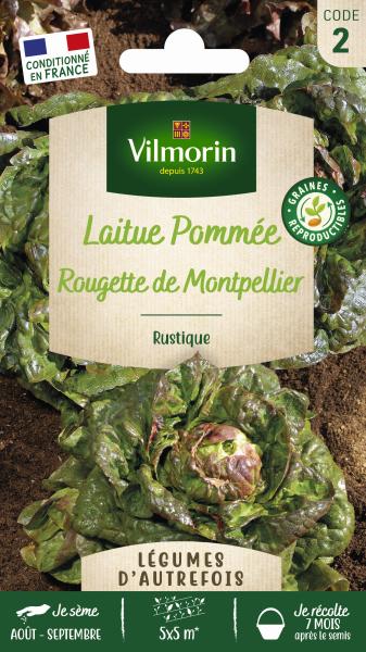 Potagères - Laitue d'Hiver Rougette de Montpellier - Légumes d'Autrefois - PACKAGING_RECTO
